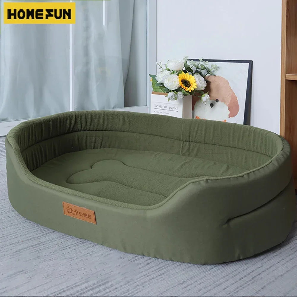 Dog Pet Beds Square Dog Bed For Large Dogs Dog Sofa Beds Waterproof Customized Pet Bed Inner Pad Washable Puppy Accessories