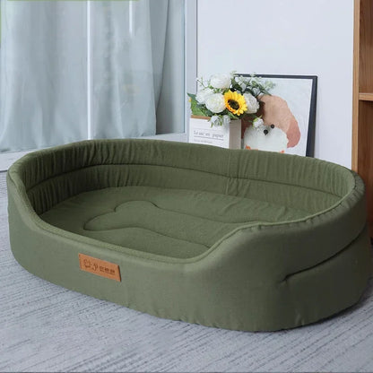 Dog Pet Beds Square Dog Bed For Large Dogs Dog Sofa Beds Waterproof Customized Pet Bed Inner Pad Washable Puppy Accessories